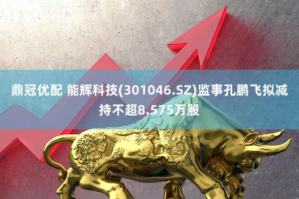 鼎冠优配 能辉科技(301046.SZ)监事孔鹏飞拟减持不超8.575万股