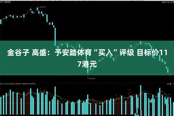 金谷子 高盛：予安踏体育“买入”评级 目标价117港元